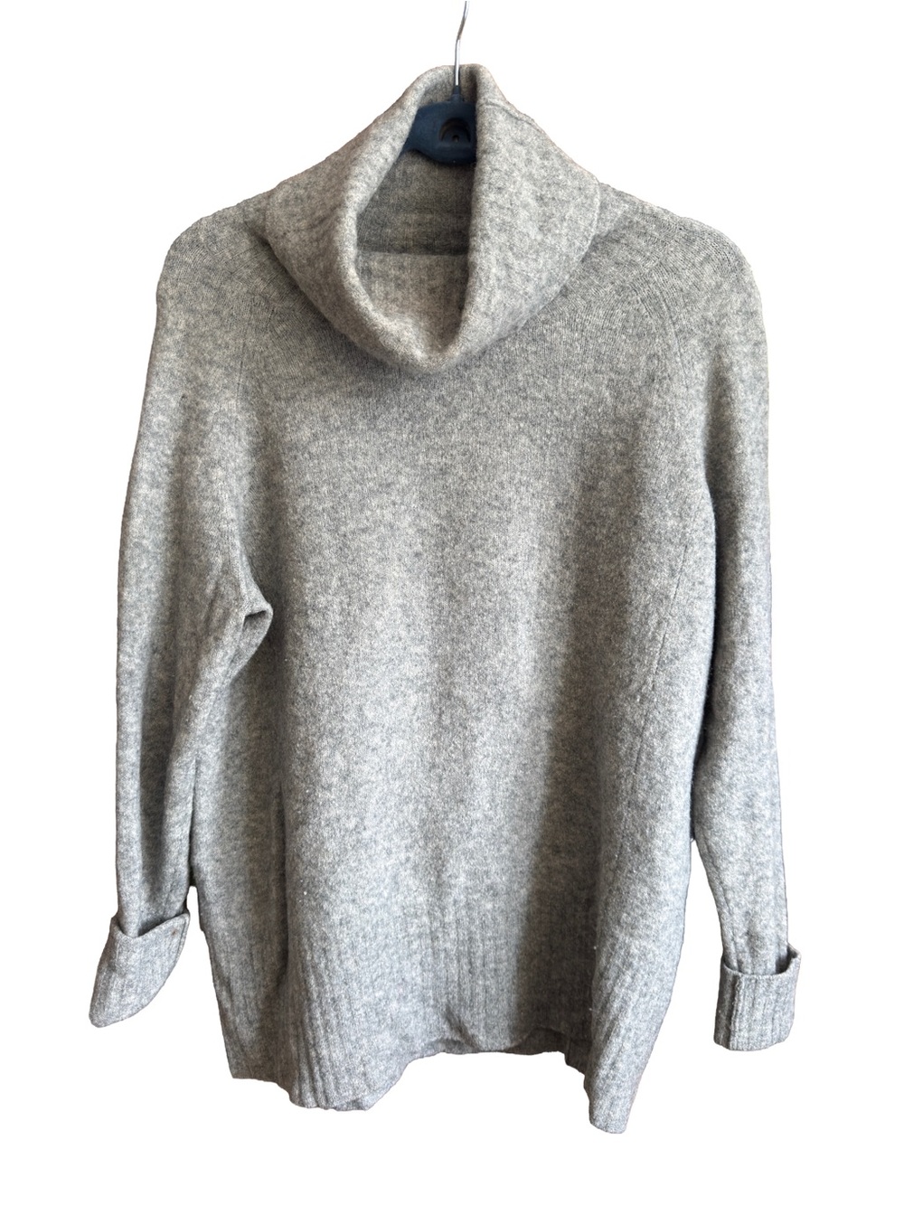 Aritzia Community Plutarch Wool Yak Cowl Neck Sweater Grey Size S
